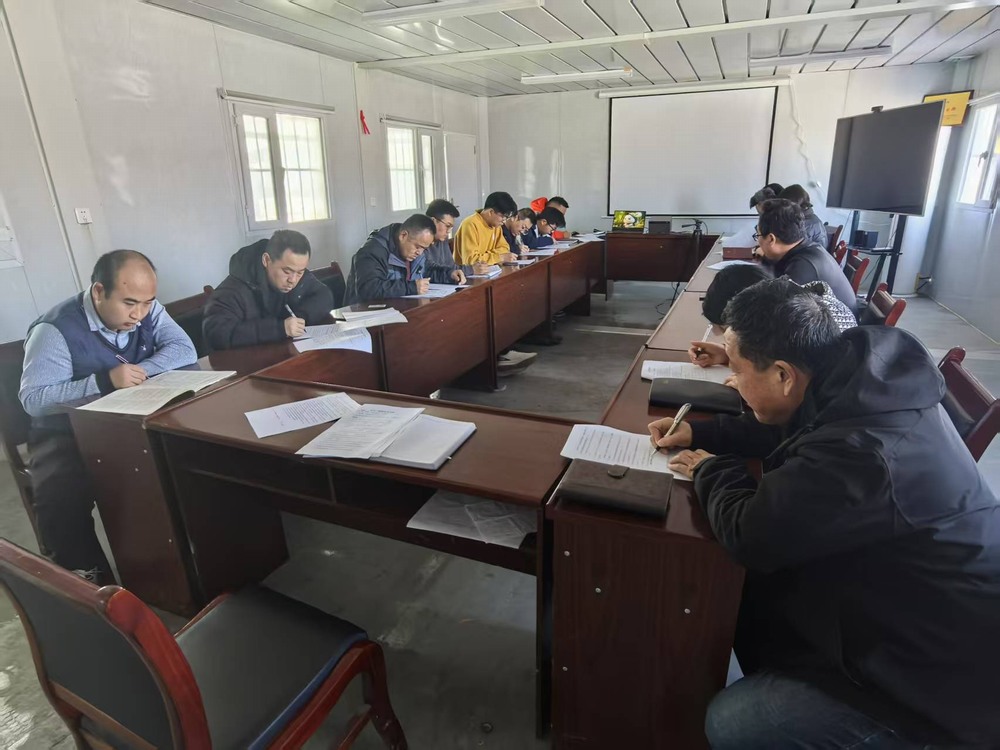 陜煤建設天工公司新疆第一項目部：“課”不容緩，筑牢復工安全防線