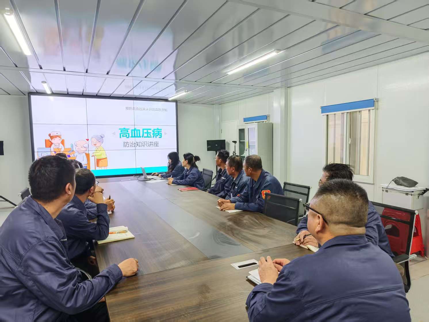 陜煤建設(shè)韓城分公司土建四項目部同筑健康防線，共守職工美好明天