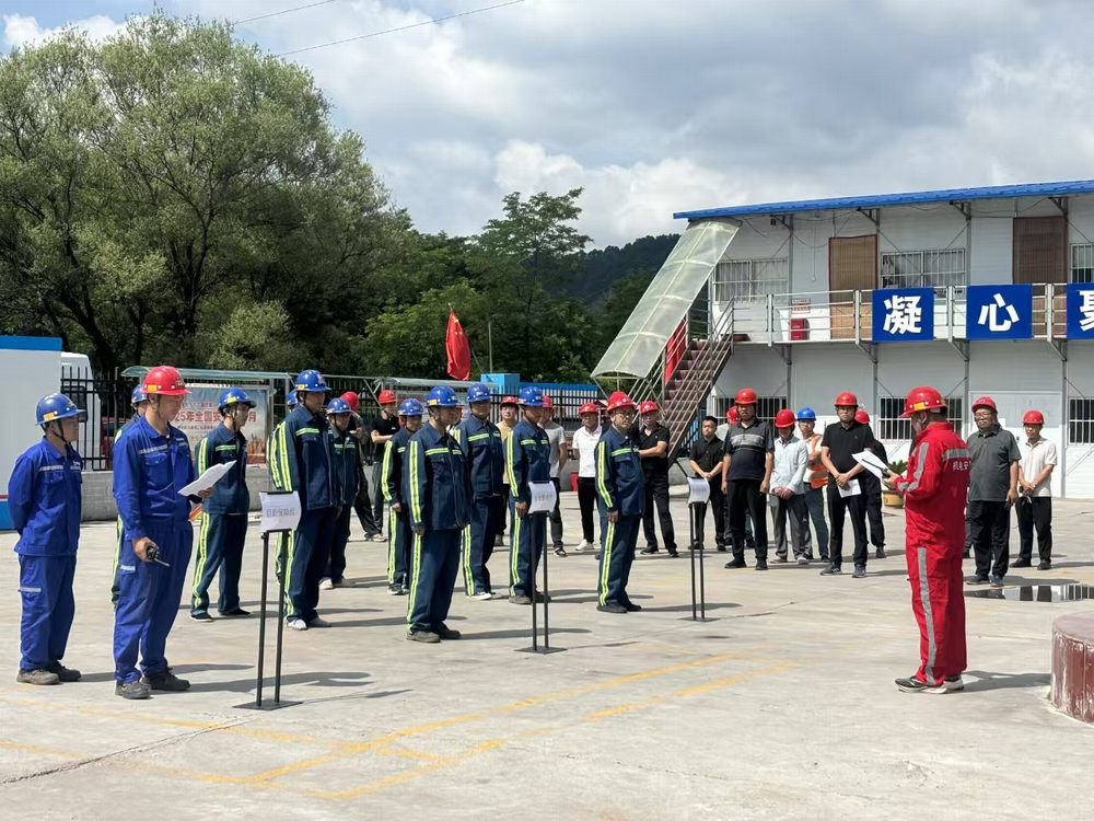 陜煤建設(shè)機電安裝公司：多項目部聯(lián)動演練 筑牢安全生產(chǎn)“生命線”?