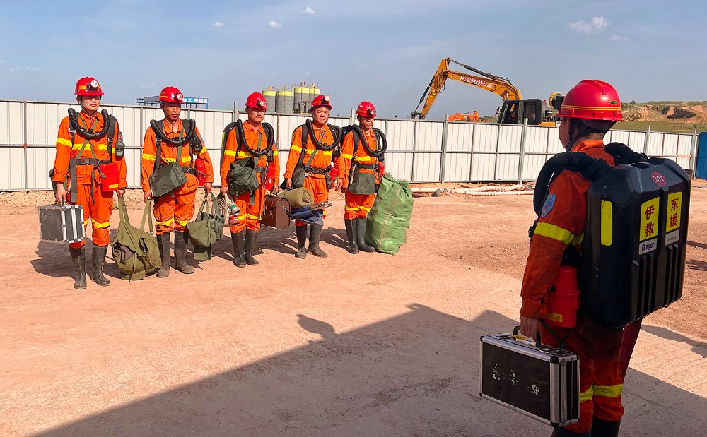 陜煤建設(shè)天工公司礦建六部：聯(lián)合演練筑防線，實(shí)戰(zhàn)檢驗(yàn)提能力