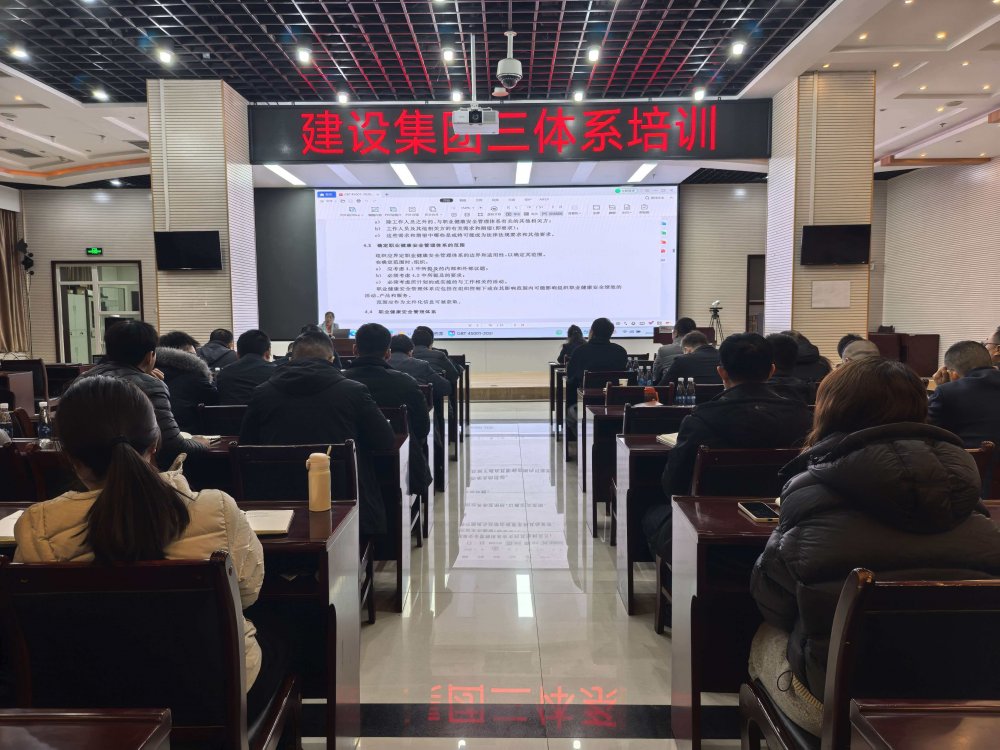 建設(shè)集團(tuán)開(kāi)展“三體系”專題培訓(xùn)