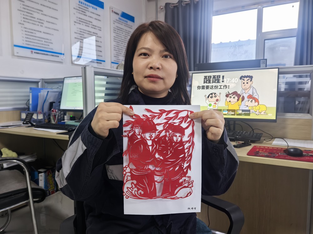 陜煤建設(shè)洗選煤運營公司第五項目部：當非遺剪紙遇安全生產(chǎn)