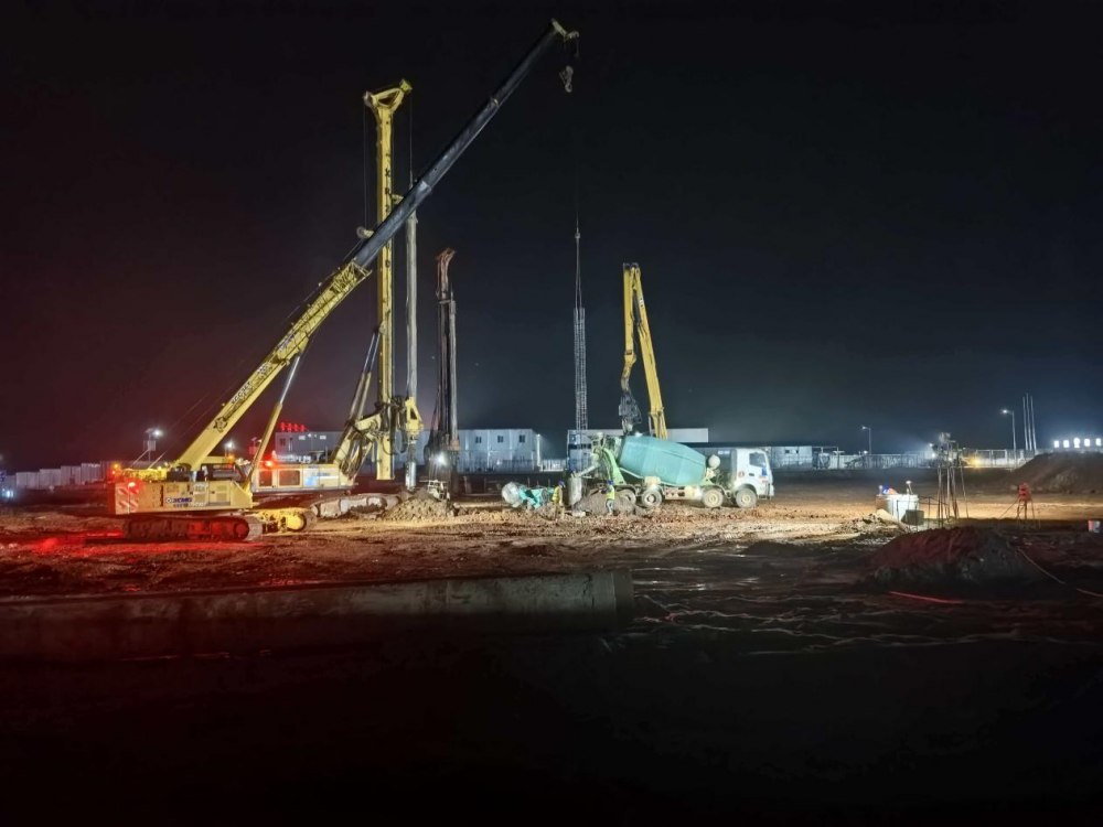 陜煤建設(shè)西北分公司汨羅樁基項(xiàng)目部：晝夜奮戰(zhàn)搶工期，全力以赴抓節(jié)點(diǎn)