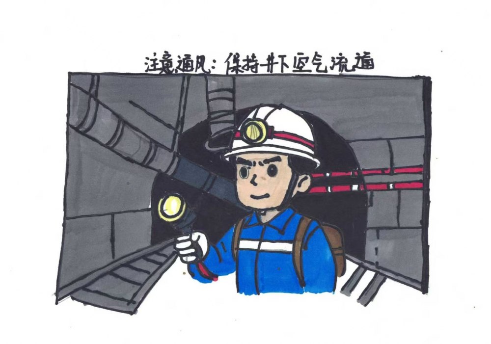 井下安全“四字訣”：通風(fēng)、滅火、逃生、提能